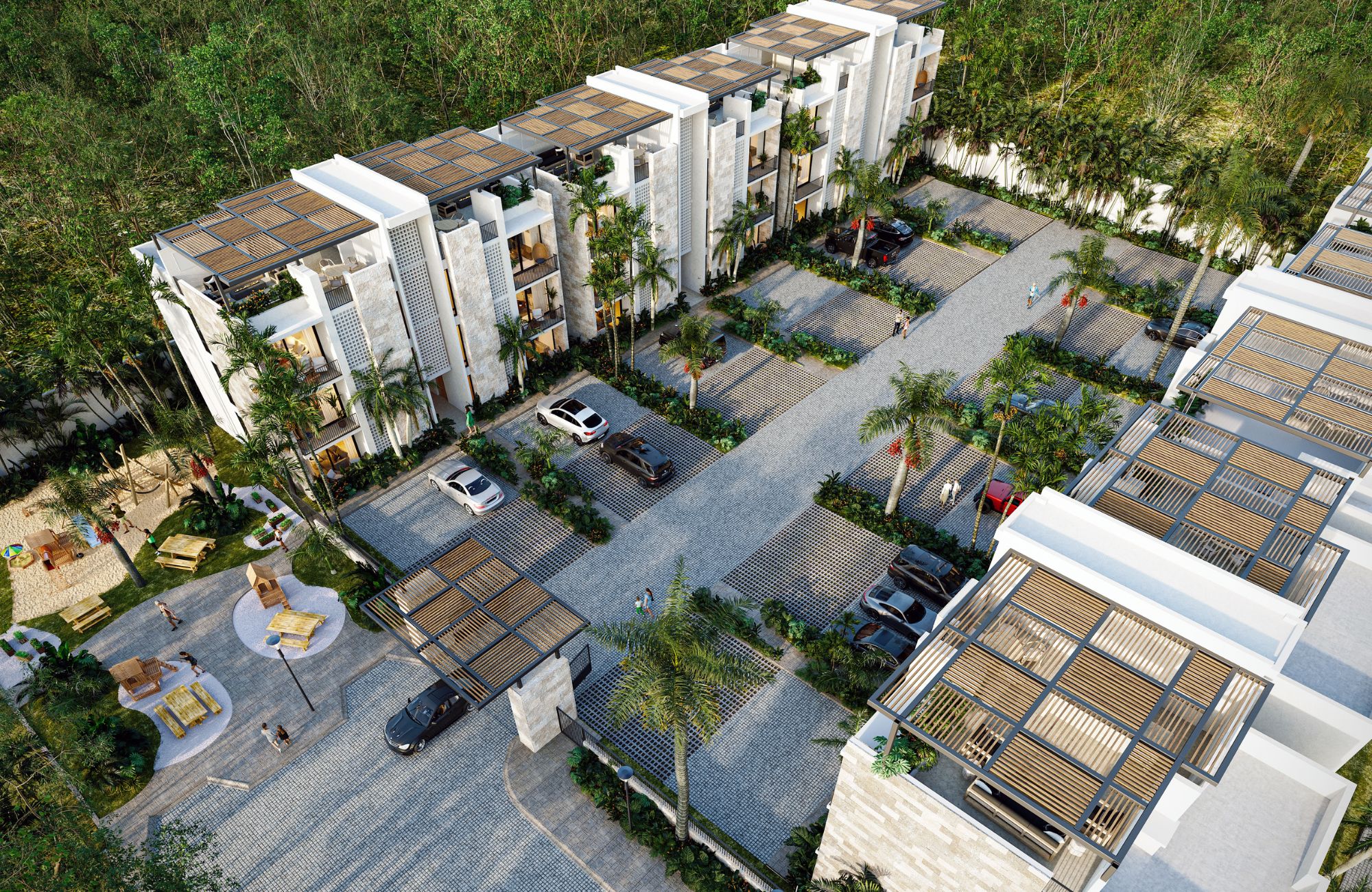 condosinplaya12-6 Venta de Departamentos en la Región 15 de Tulum.