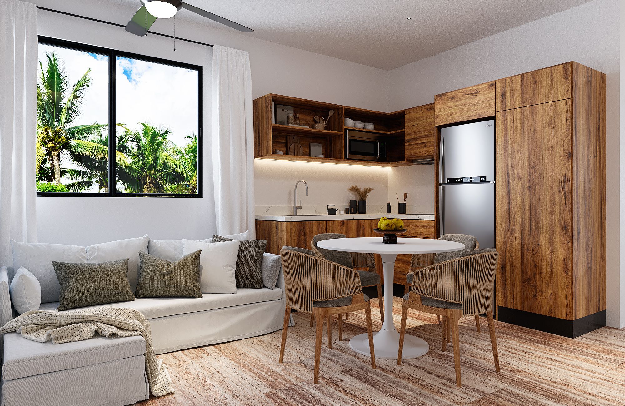 condosinplaya15-13 Venta de Departamentos en la Región 15 de Tulum.