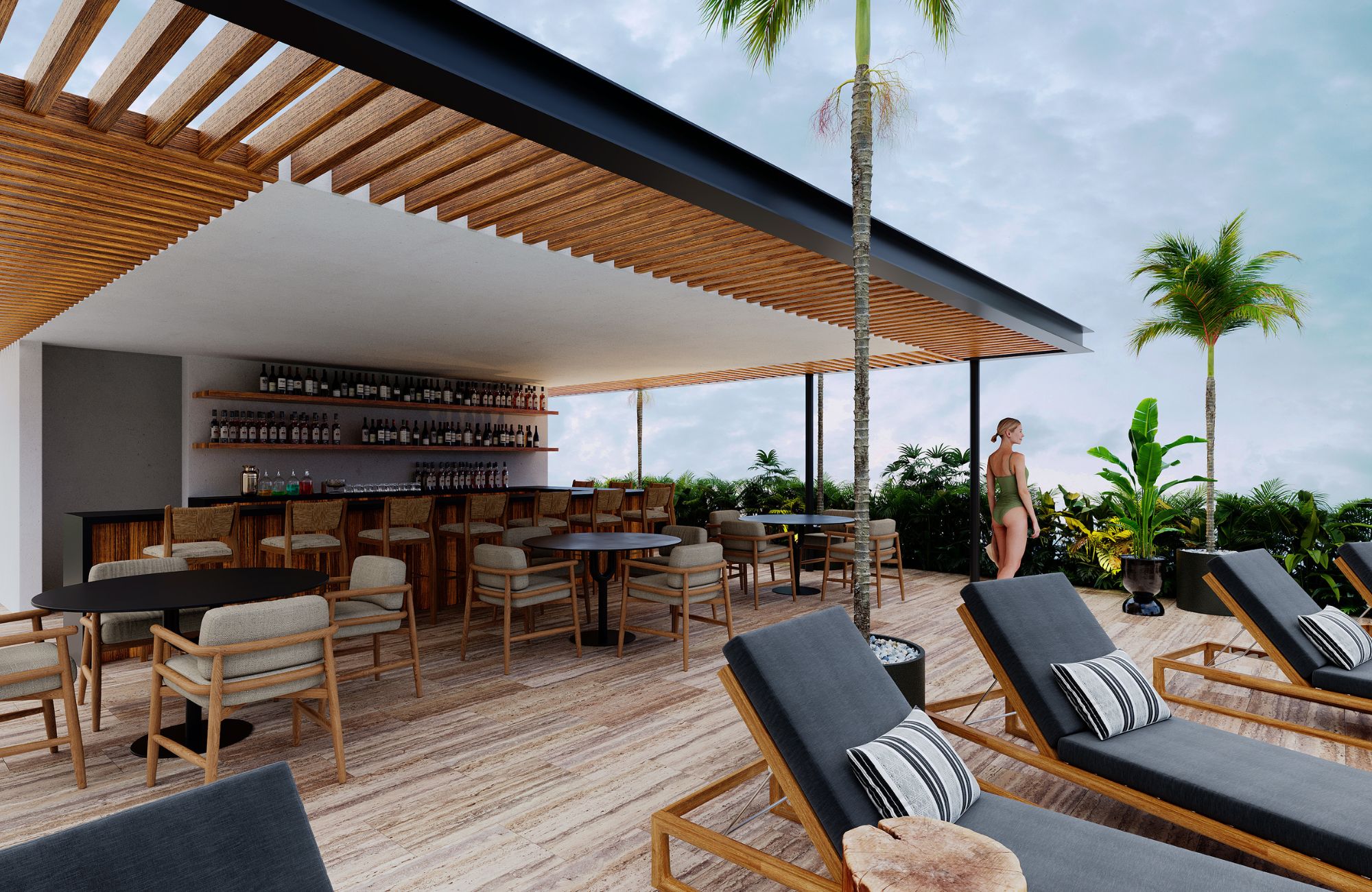 condosinplaya15-6 Venta de Departamentos en la Región 15 de Tulum.