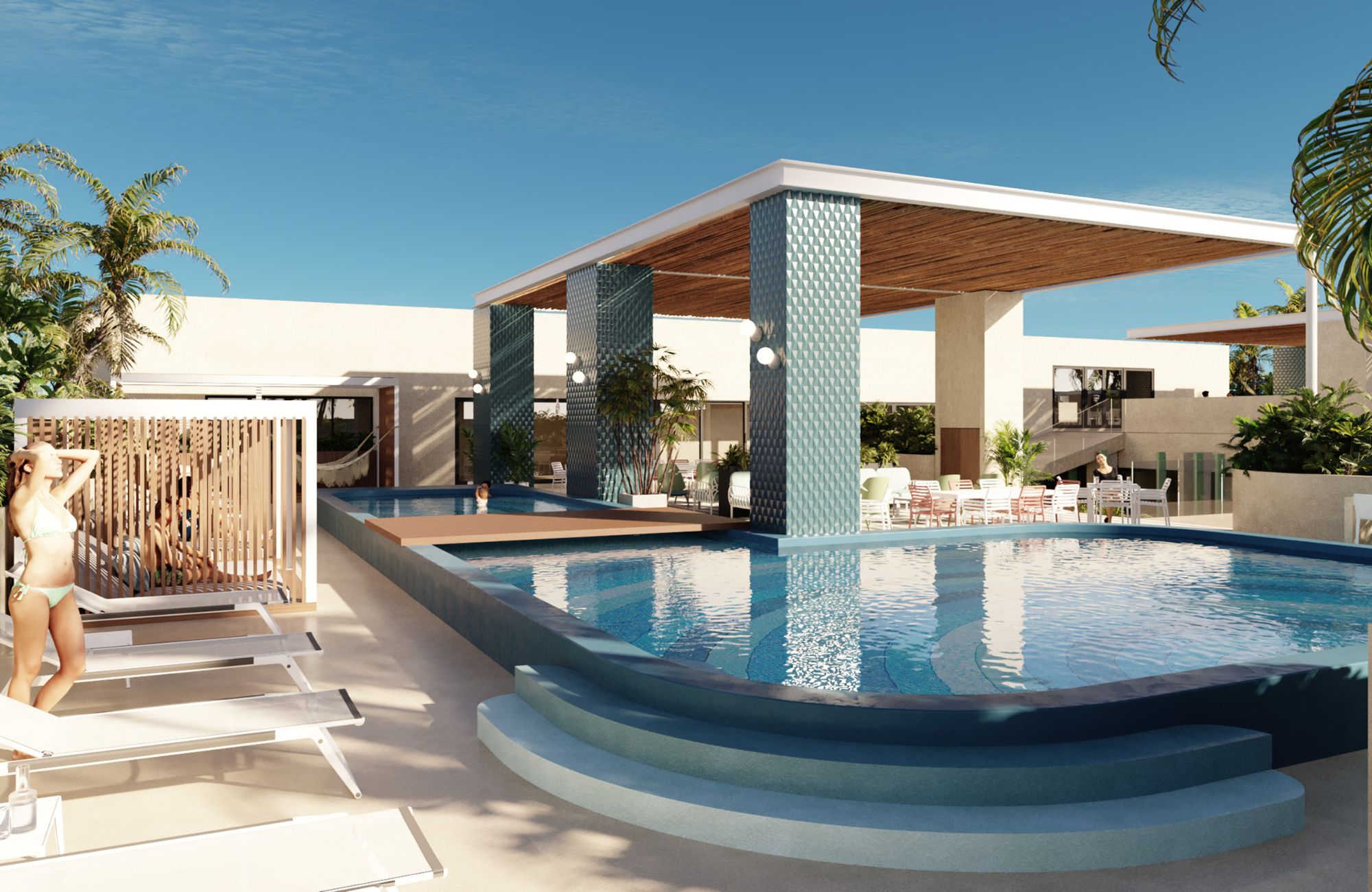 condosinplaya16-10 Venta de Departamentos en la Región 15 de Tulum.