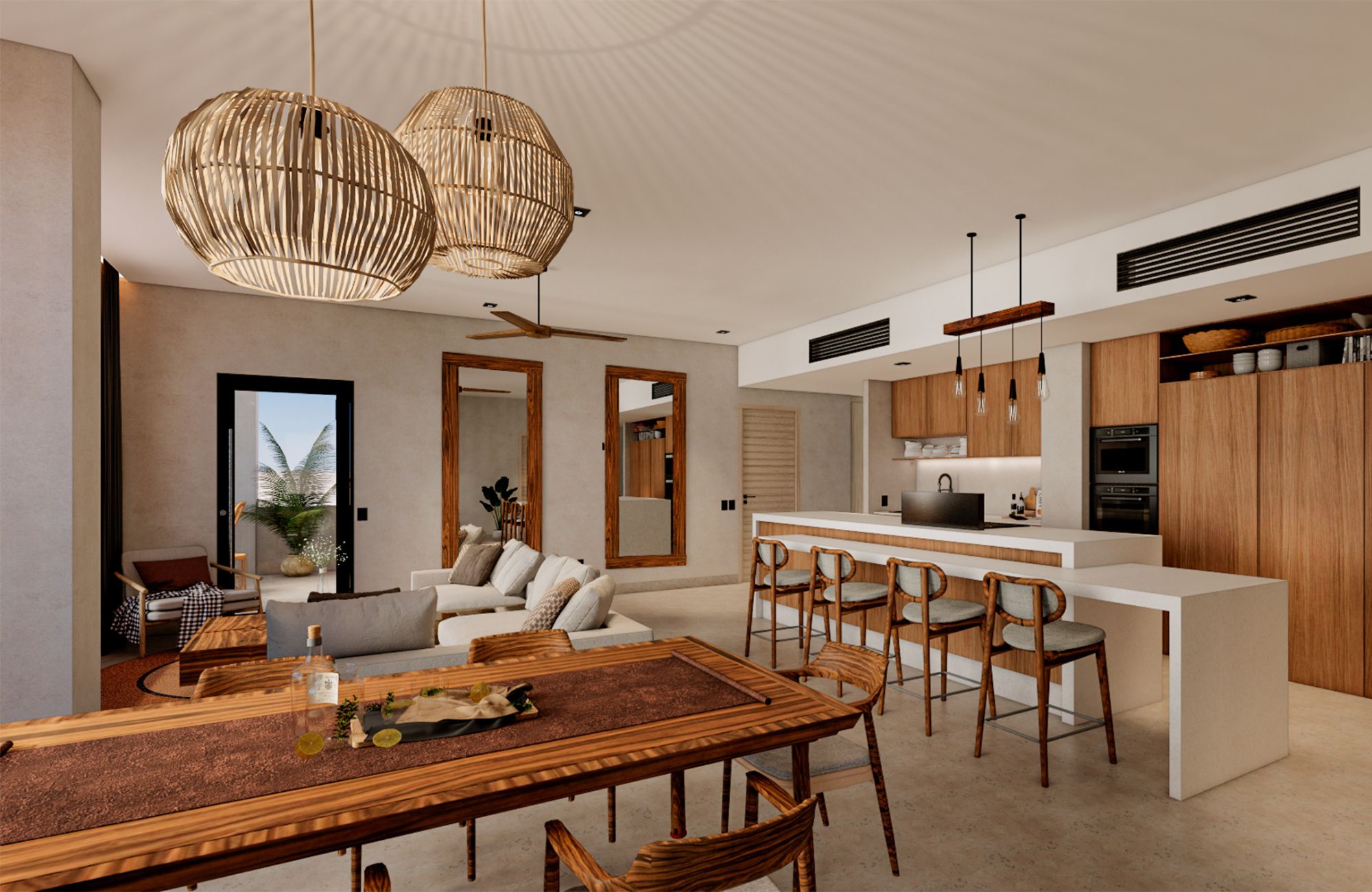 condosinplaya19-22 Venta de Departamentos en la Región 15 de Tulum.
