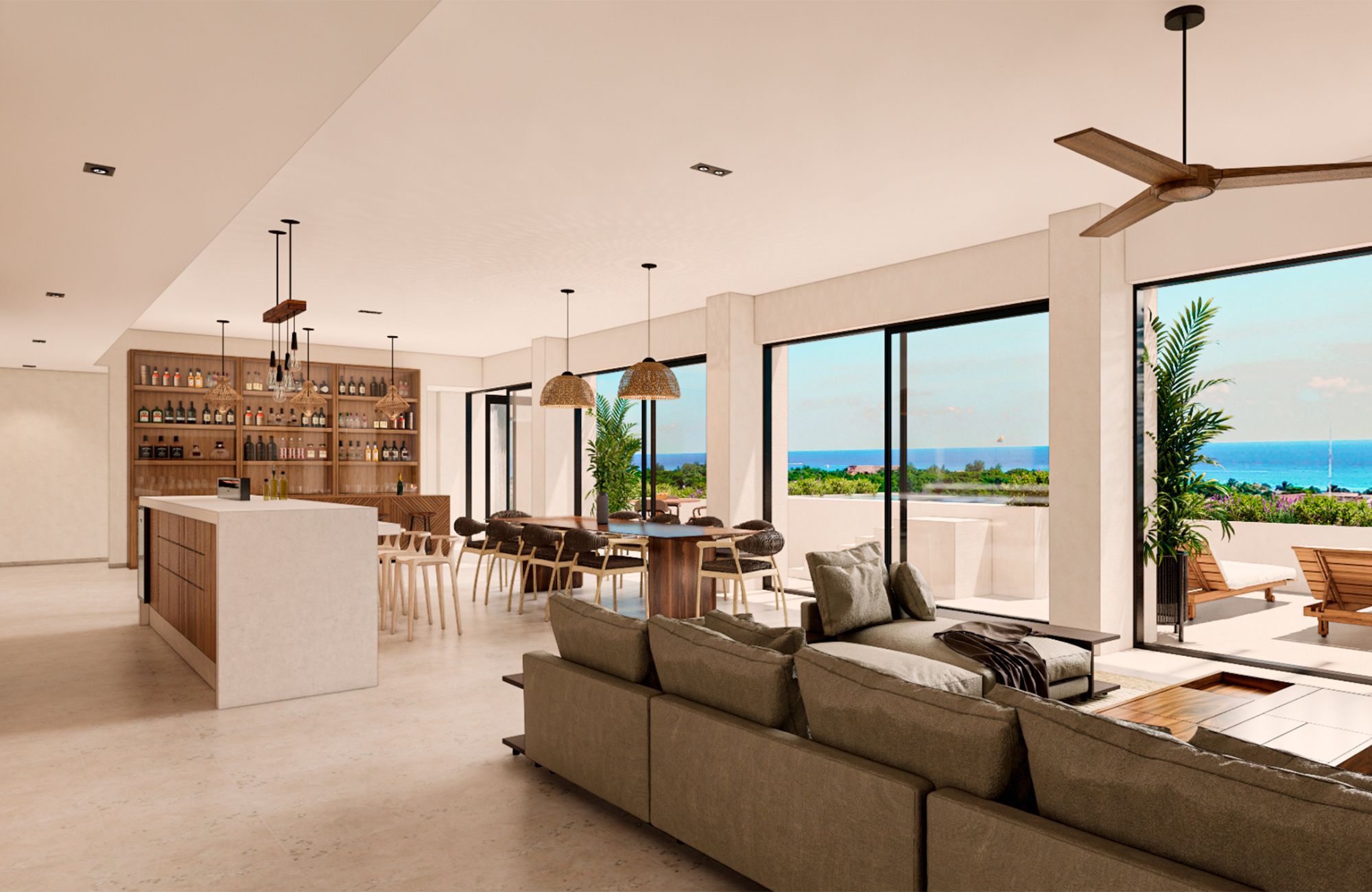 condosinplaya19-25 Venta de Departamentos en la Región 15 de Tulum.